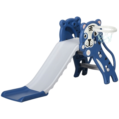 AIYAPLAY Scivolo per Bambini 18-36 Mesi con Canestro Basket in PE