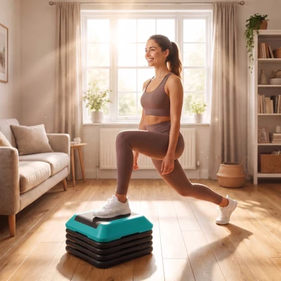 SPORTNOW Stepper fitness 40x40x30cm Blu