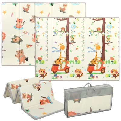 AIYAPLAY Tappeto Gioco Bambini 200x150x1.5 cm, Multicolore