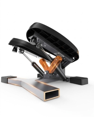 Twist Stepper per casa, Nero