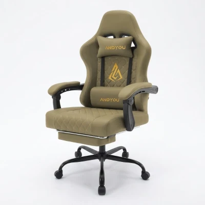 Sedia gaming ergonomica, Verde