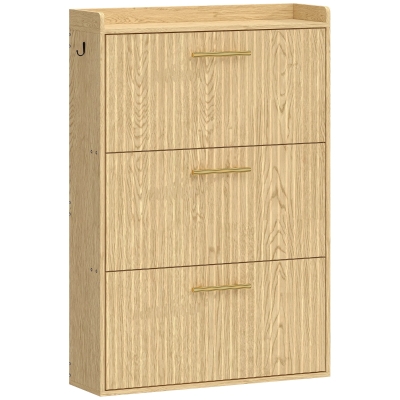 Pantofar Slim pentru 12-18 Perechi, Maro Deschis