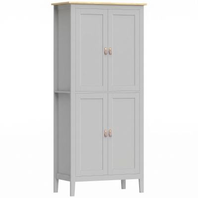 HOMCOM Pantry Cupboard Motion Sensor LED Light Grey