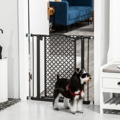 PawHut Pressure Fit Dog Gate 74-80 cm with Auto Close