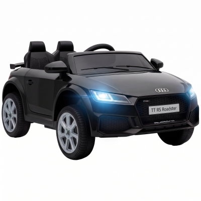 AIYAPLAY Audi TT RS Ride On Car 12V Remote Dual Motor Black