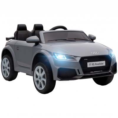 AIYAPLAY Audi TT RS Ride On Car 12V Remote Dual Motors Grey