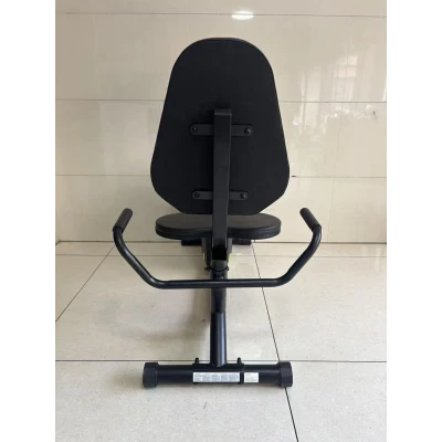 Bicicletă Fitness Orizontală cu Rezistență Magnetică și Spătar