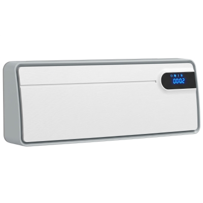 HOMCOM Aquecedor Elétrico Cerâmico de Parede 2000 W com Wi-Fi, 3 Modos, Ecrã LED, Temporizador e Comando à Distância, Branco
