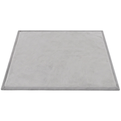 AIYAPLAY Tapete Infantil 180x150 cm, Espuma 3 cm, Franela Suave, Antiderrapante, Impermeável, Cinzento Claro