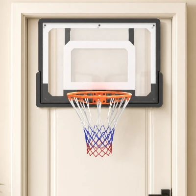 SPORTNOW Panier Basket Mural Ø40cm Acier Filet Nylon Intérieur