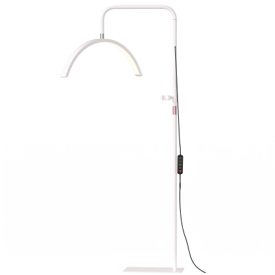 HOMCOM Half Moon Lash Light Dimmable 7 Colours White