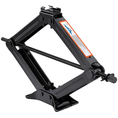 HOMCOM Gato Hidráulico para Coche 2,5T Altura de Elevación 95-435 mm con Llave de Carraca Bolsa para Automóvil SUV Negro