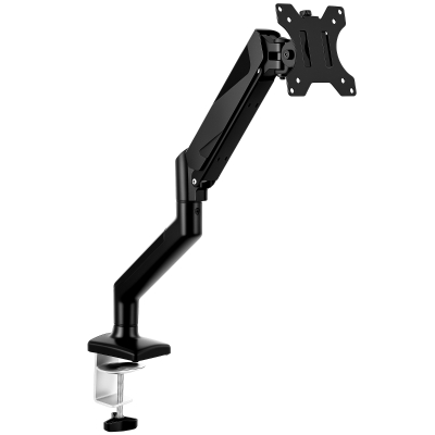 HOMCOM Monitor Stand Height Adjustable Tilt Swivel up to 32" Black