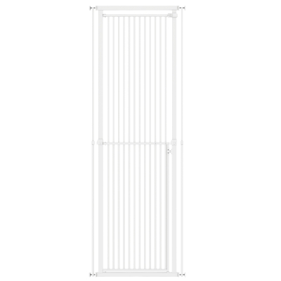 PawHut Barrière Chien Extra Haute Double Sens Porte 76-200 cm