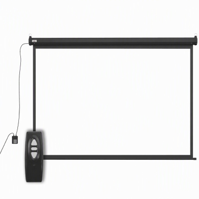 HOMCOM Beamer-Leinwand, Projektionsleinwand, 100 Zoll, 4:3, 203x152 cm, Schwarz
