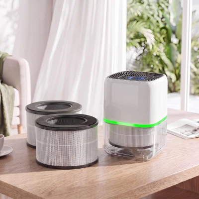 HOMCOM HEPA Air Purifier Filter Activated Carbon Smoke Pollen
