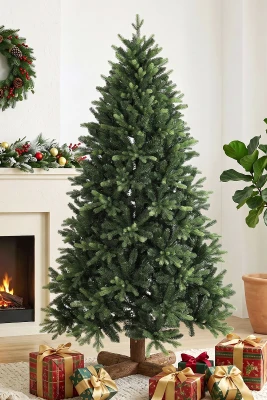 HOMCOM Artificial Christmas Tree 6ft 2419 Tips Green