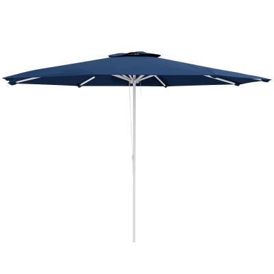 Outsunny Ombrellone da Giardino ad Altezza Regolabile Blu Scuro