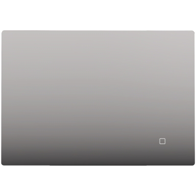 HOMCOM Espejo de Baño con Luz LED y Función de Memoria Antivaho 100x70 cm 3 Colores Regulables Ajuste de Brillo Plata