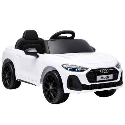 AIYAPLAY Auto Elettrica per Bambini Audi A5L e Telecomando Bianco