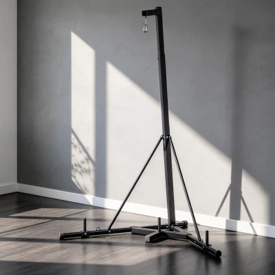 SPORTNOW Suporte para Saco de Boxe de Pé Suporte para Saco de Boxe Dobrável com Altura Ajustável 170x90x182-225 cm Preto