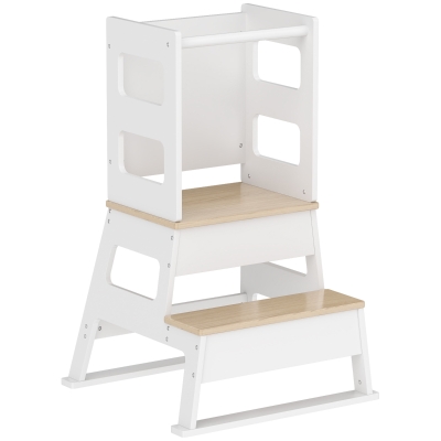 AIYAPLAY Tour d'Observation Enfant avec Tableau Noir Blanc