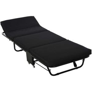 HOMCOM regisseursstoel tuinstoel klapstoel landelijke stoel fauteuil zwart / groen