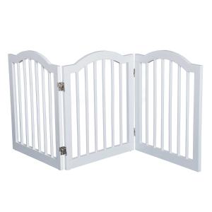Hondenbarrière configuratierooster deurrooster 3-delig 154,5 cm 2 kleuren