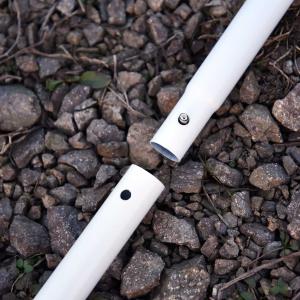 Steunpaal tentstok 3 st. Metalen telescooppaal voor zeildoek, elk 1 m