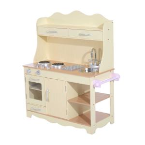 Kinderkeuken speelkeuken speelgoedkeuken oven magnetron hout koken pannen 3 modellen