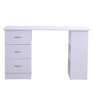 bureau computertafel kastje met lades kantoortafel werktafel 2 kleuren