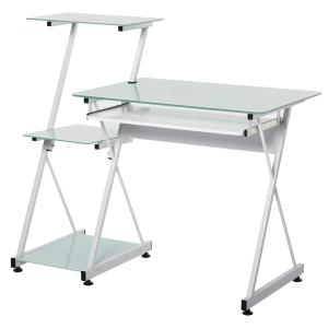Computertafel, bureau, kantoortafel, speeltafel, pc-tafel, wit