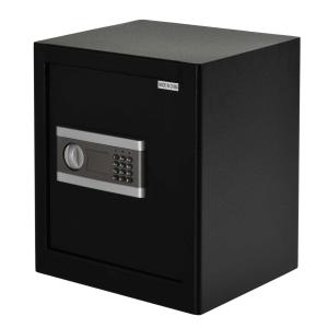 Safe meubelkluis met elektronisch slot staal zwart 38 x 31 x 42,7 cm