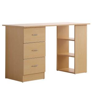 bureau computertafel kastje met lades kantoortafel werktafel 2 kleuren