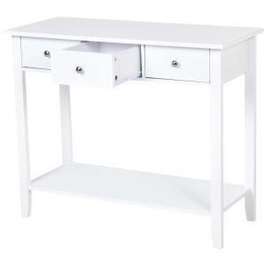 Consoletafel bijzettafel met 3 schuiflades dressoir entree massief hout