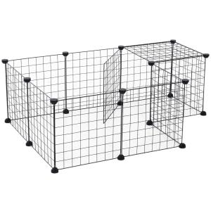Ren, box, kooi voor kleine dieren, metalen rooster flexibel omvormbaar