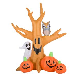 HOMCOM Halloween opblaasbaar spook