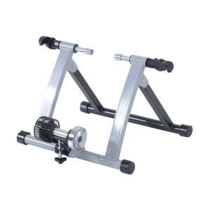HOMCOM Fietstrainer fiets lucht hometrainer roltrainer 26-28 inch 2 kleuren