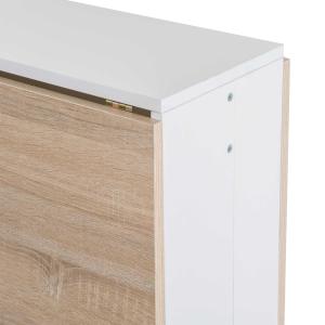 klaptafel bureau werkstation bijzettafel eettafel spaanplaat eiken,