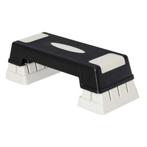 Stepboard stepper aerobics fitness hometrainer drievoudig in hoogte verstelbaar zwart