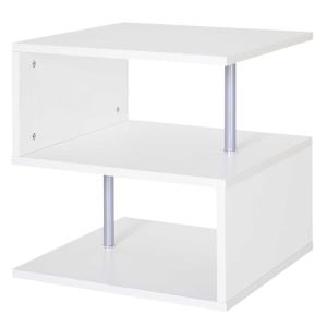 Salontafel bijzettafel koffietafel theetafel woonkamertafel wit houtnerf
