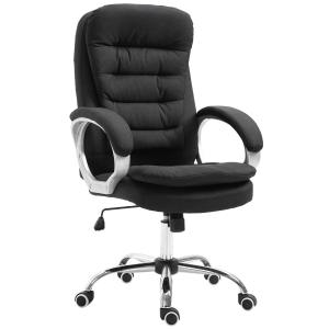 Kantoorstoel kantelfunctie ergonomisch 360° draaistoel in hoogte verstelbaar 2 kleuren
