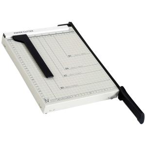 HOMCOM Papiersnijmachine tot A4 papiersnijder metaal wit
