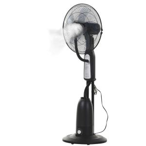 Statiefventilator met waterverstuiver ventilator afstandsbediening 3 standen metaal