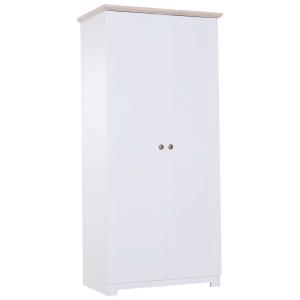 HOMCOM Opbergkast multifunctionele kast garderobekast dressoir 4 vakken