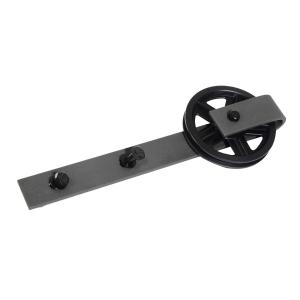 HOMCOM 6ft Single Sliding Barn Door Style Track Kit