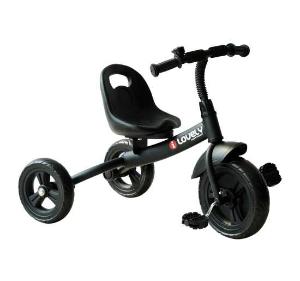 HOMCOM Toddler Three Wheel Plastic Tricycle Bike Black
