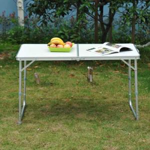 Outsunny Portable Aluminum Foldable Table