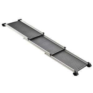 PawHut Dogs Non-Slip Aluminium Alloy Lightweight Ramp Black