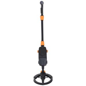 Outsunny Adjustable LCD Metal Detector, Water-resistant-Yellow/Black
